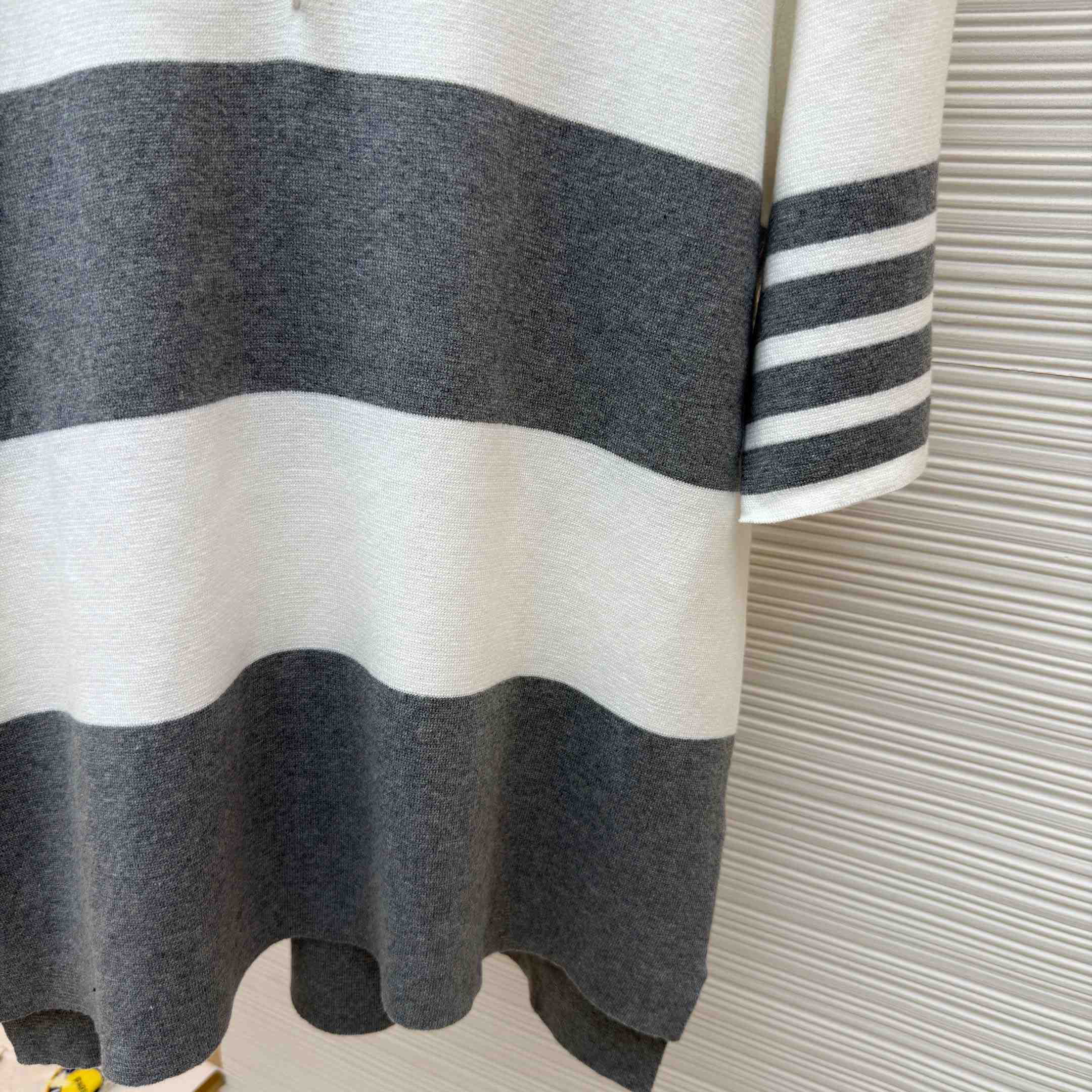 Thom Browne Striped Polo Shirt - DesignerGu