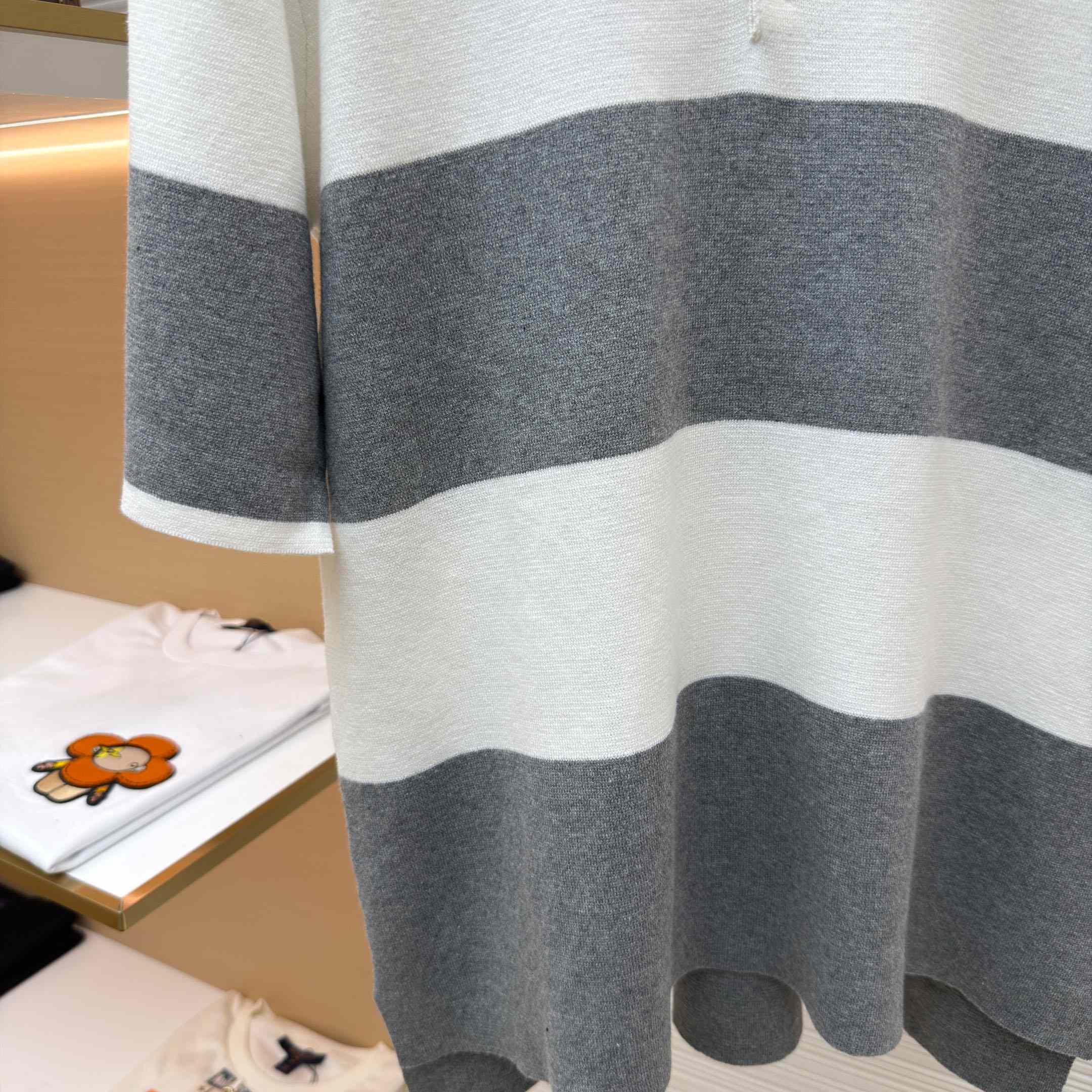 Thom Browne Striped Polo Shirt - DesignerGu