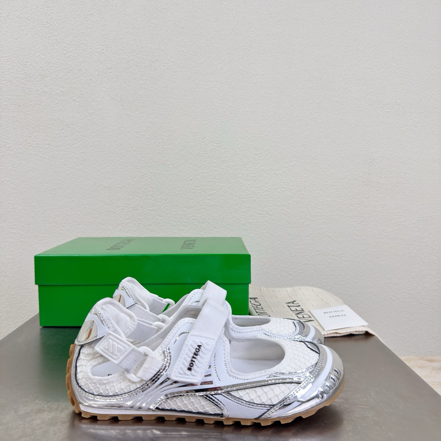 Bottega Veneta Orbit Flash Mary-Jane Sneaker - DesignerGu