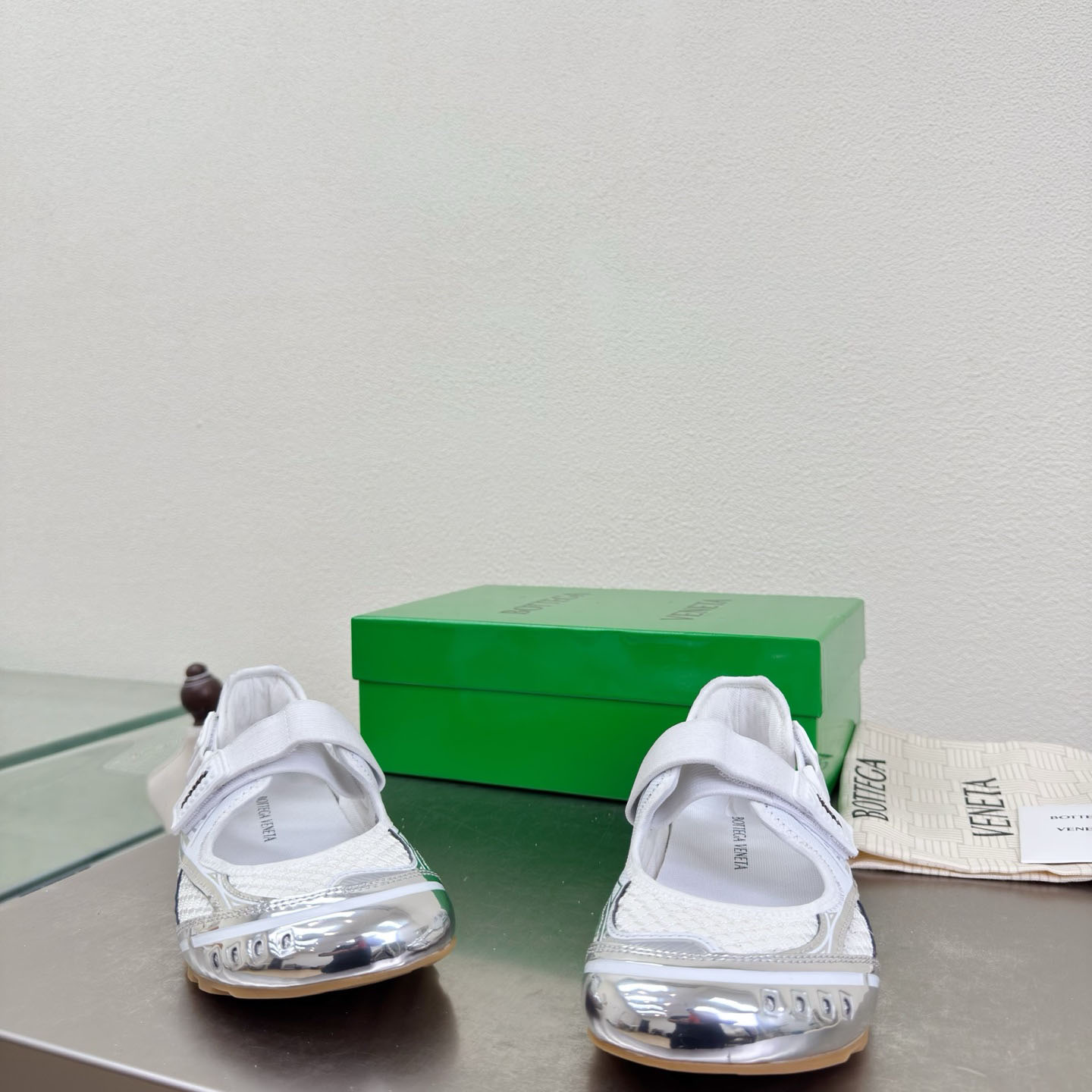 Bottega Veneta Orbit Flash Mary-Jane Sneaker - DesignerGu