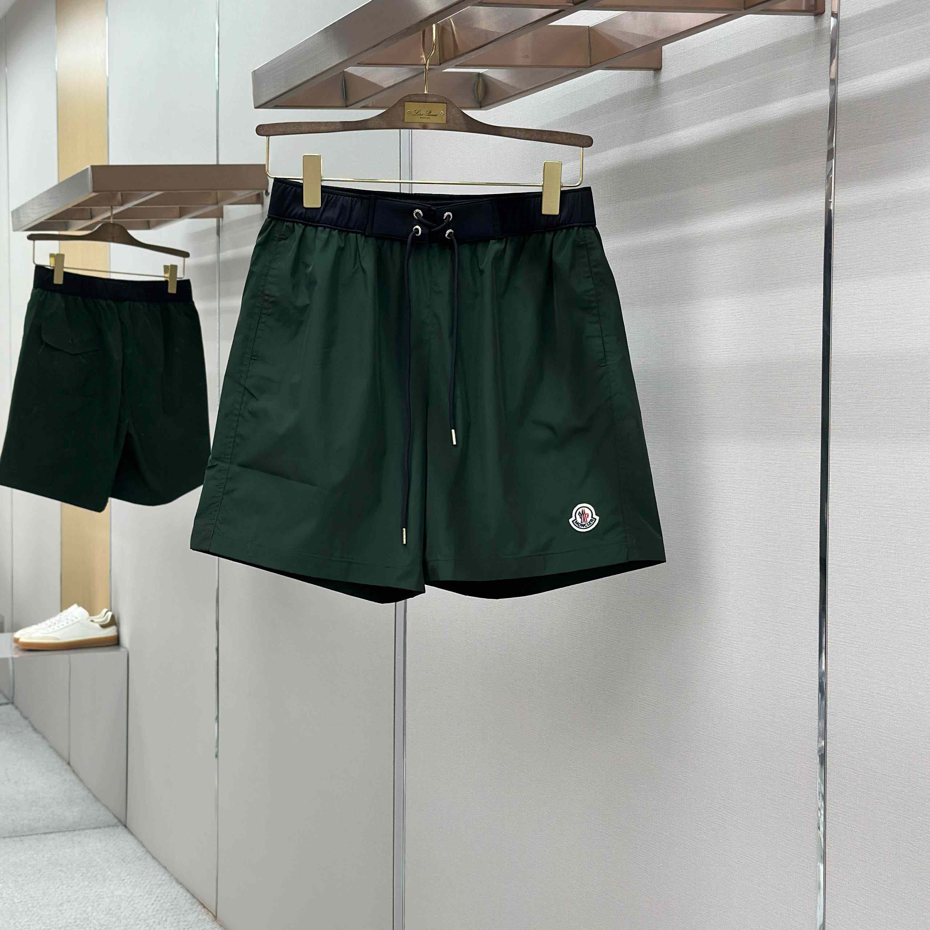 Moncler Logo-Patch Swim Shorts - DesignerGu