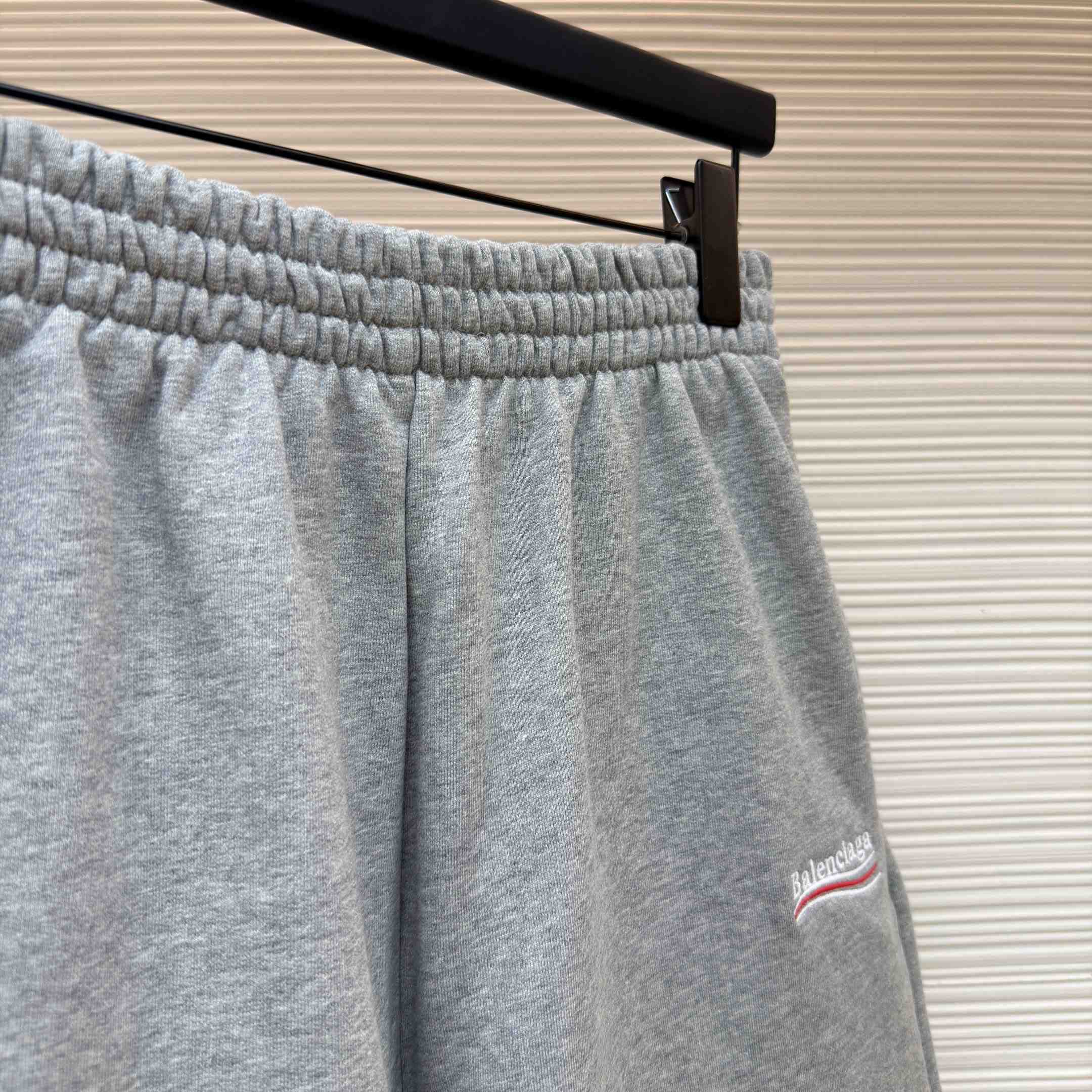 Balenciaga Embroidered Political Campaign Logo Shorts - DesignerGu