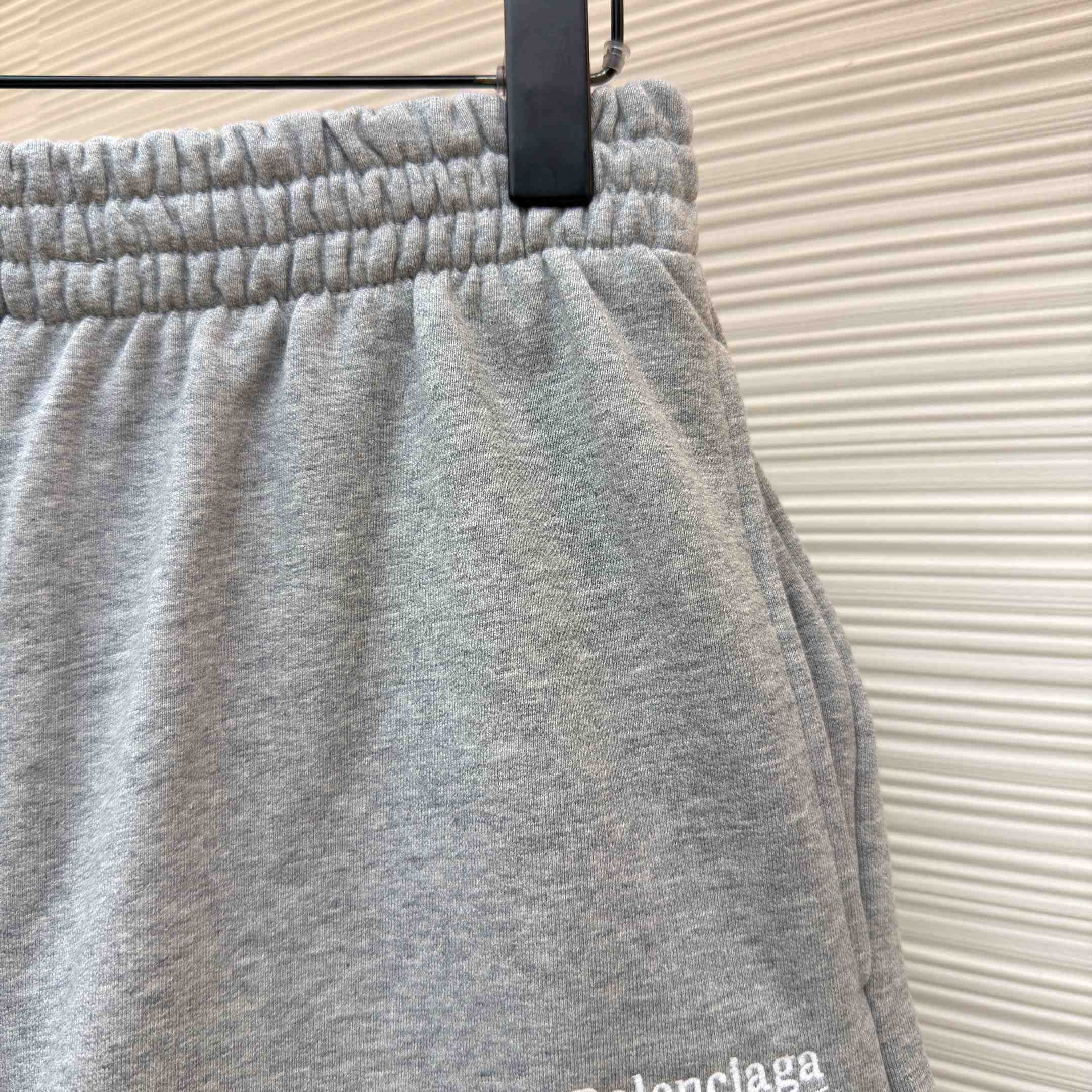 Balenciaga Embroidered Political Campaign Logo Shorts - DesignerGu
