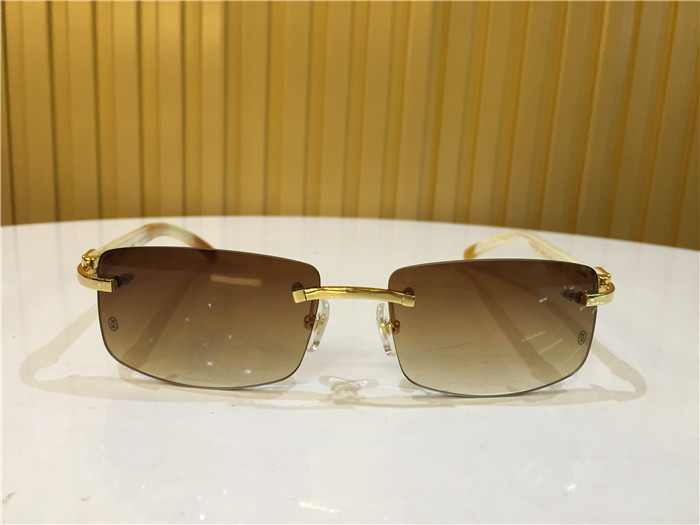 Cartier 3524012 White Buffalo Eyeglasses In Gold - 