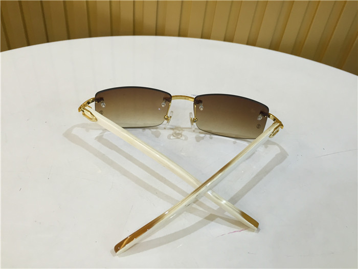 Cartier 3524012 White Buffalo Eyeglasses In Gold - 