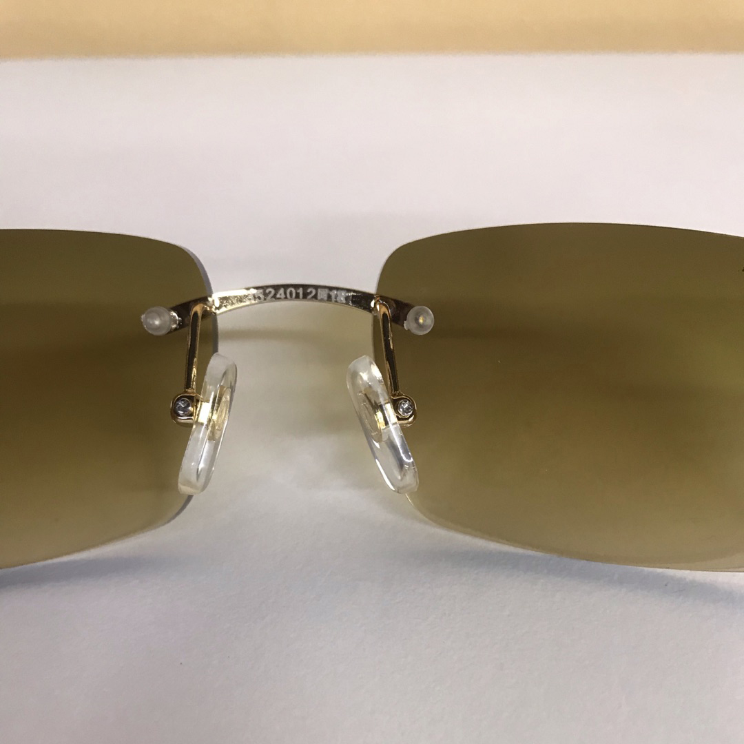 Cartier 3524012 White Mix Black Buffalo Eyeglasses In Gold - 