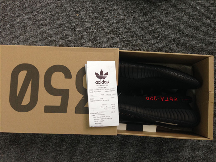 Adidas 2017  Yeezy Boost Sply 350 V2 Core Black Red - DesignerGu