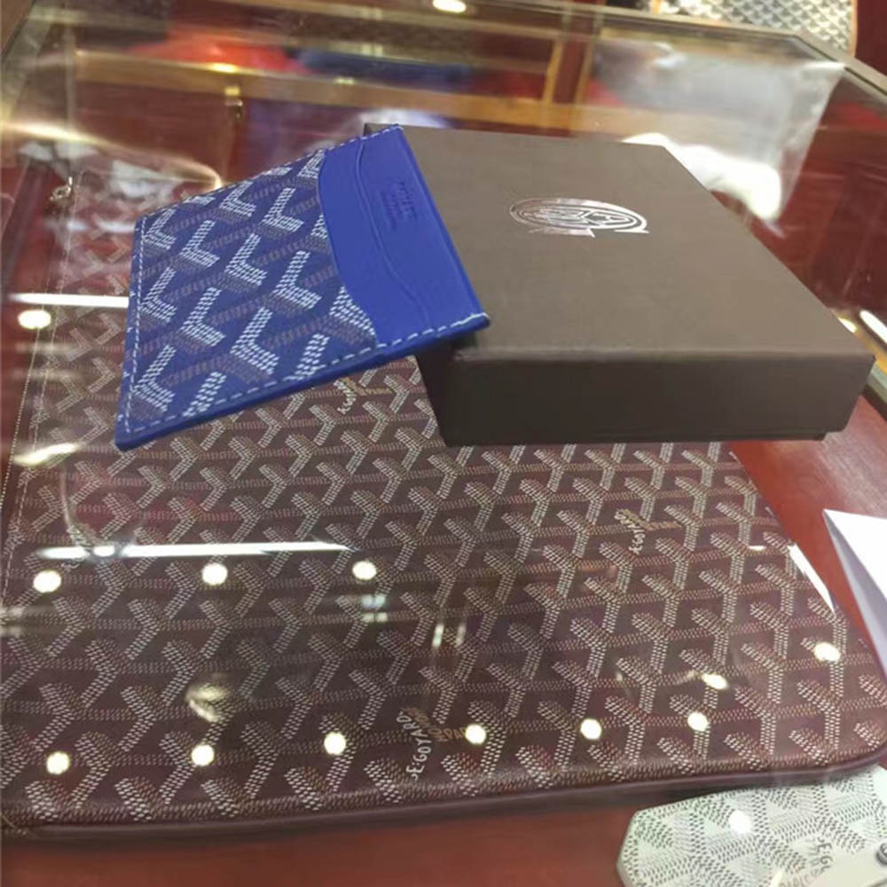Goyard Card Holder Blue - 
