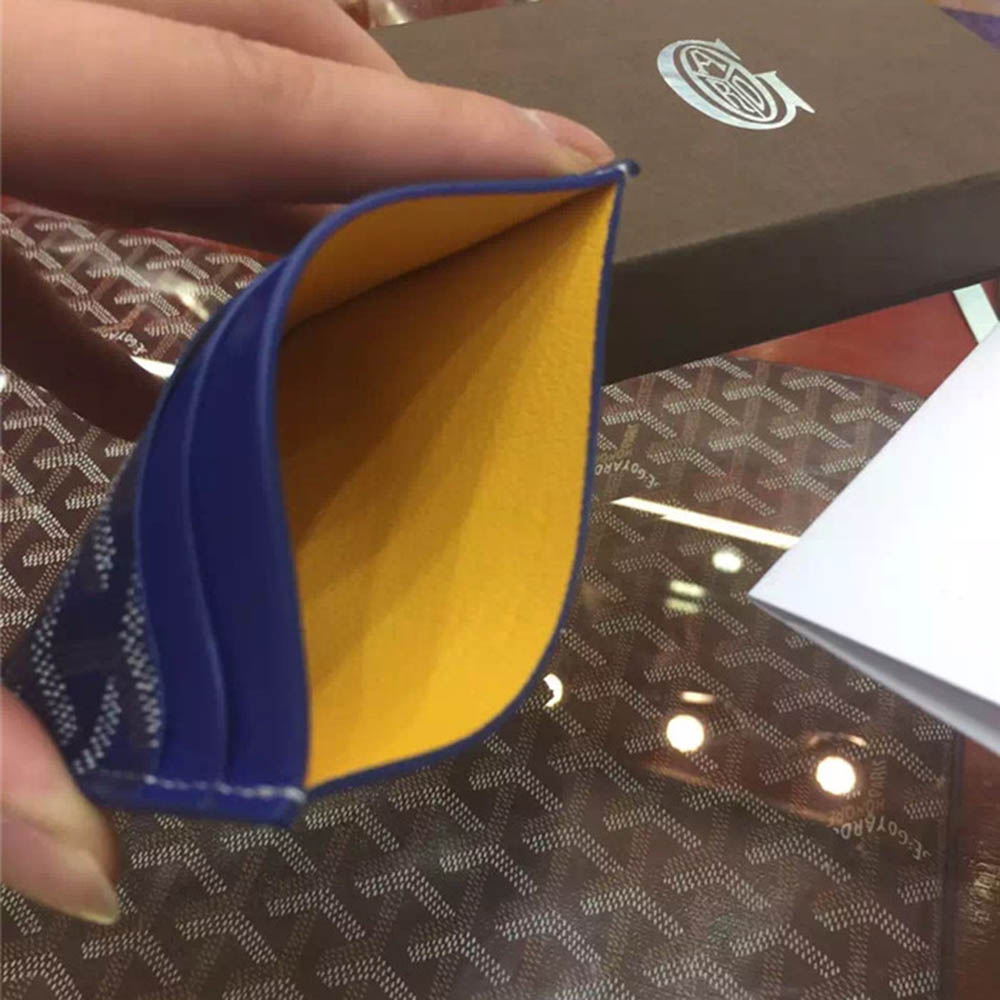 Goyard Card Holder Blue - 
