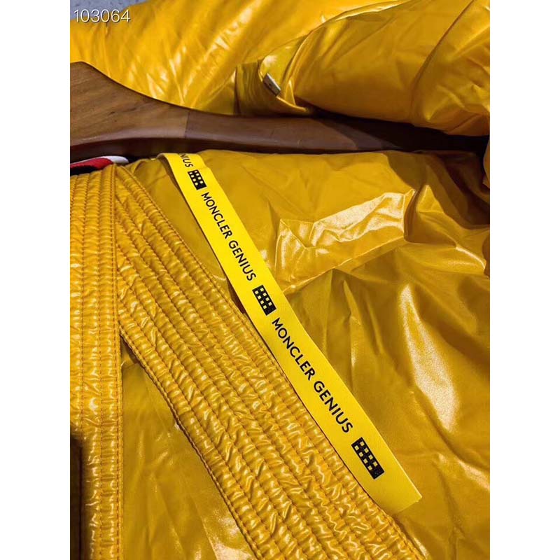 Moncler Down Jacket  Black/Yellow - DesignerGu