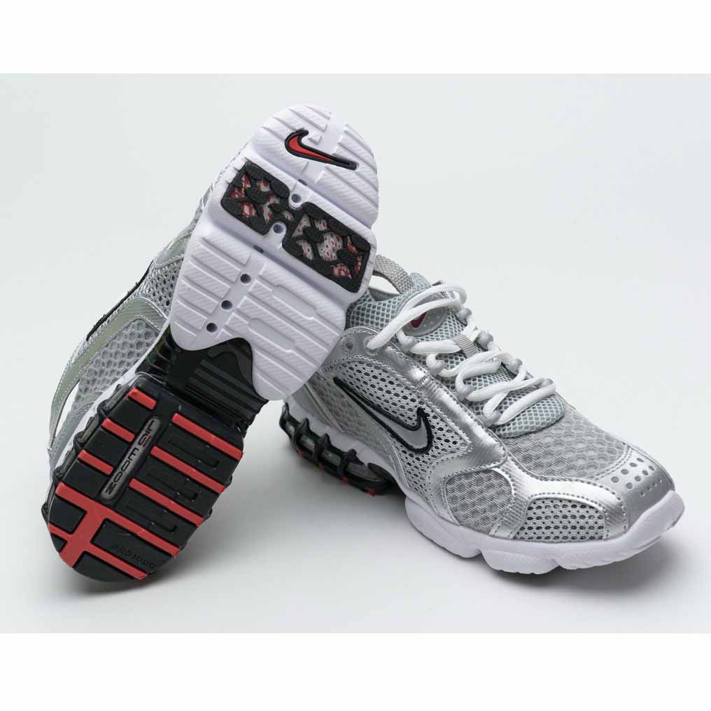 Stussy X Nike Air Zoom Spiridon Caged 2 Metallic Silver - 
