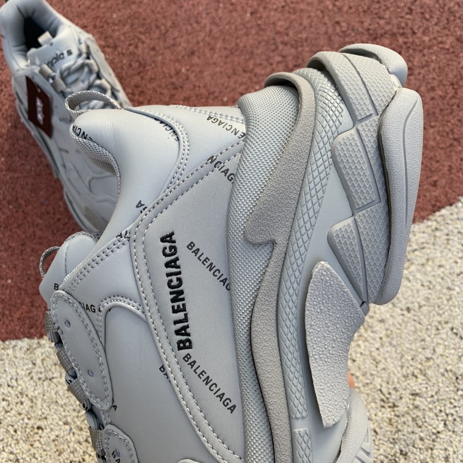 Balenciaga Allover Logo Triple S Sneaker - 