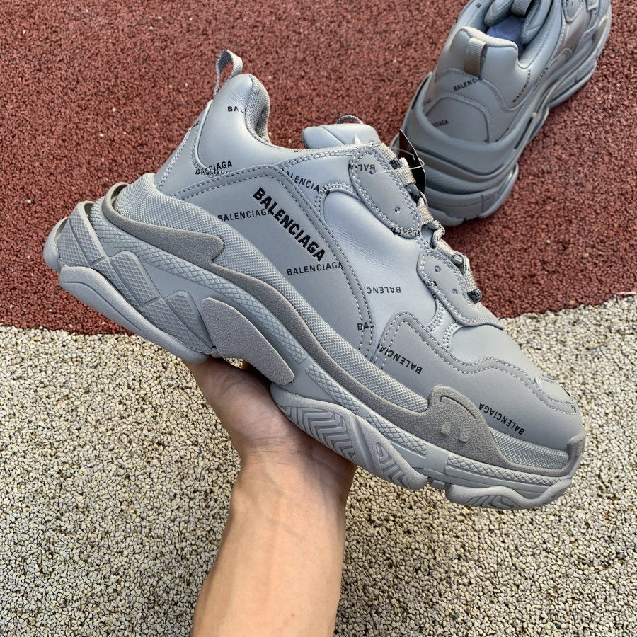 Balenciaga Allover Logo Triple S Sneaker - 