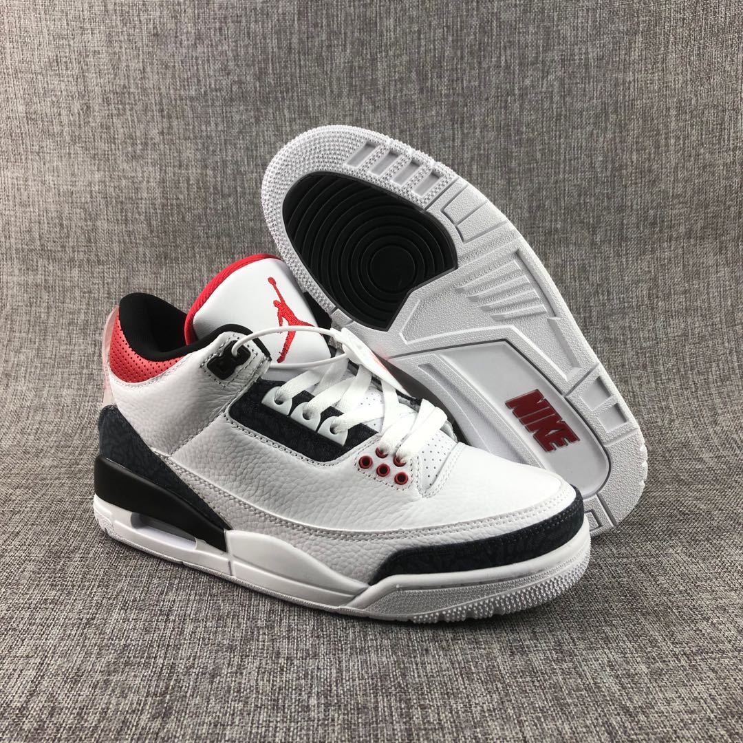 Jordan AJ3 Retro Fire Red - 