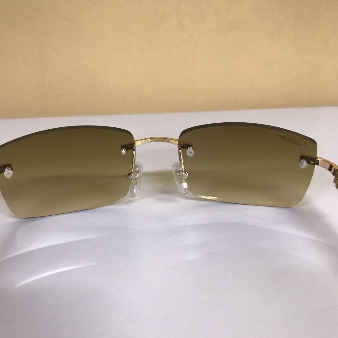 Cartier 3524012 White Buffalo Eyeglasses In Gold - 
