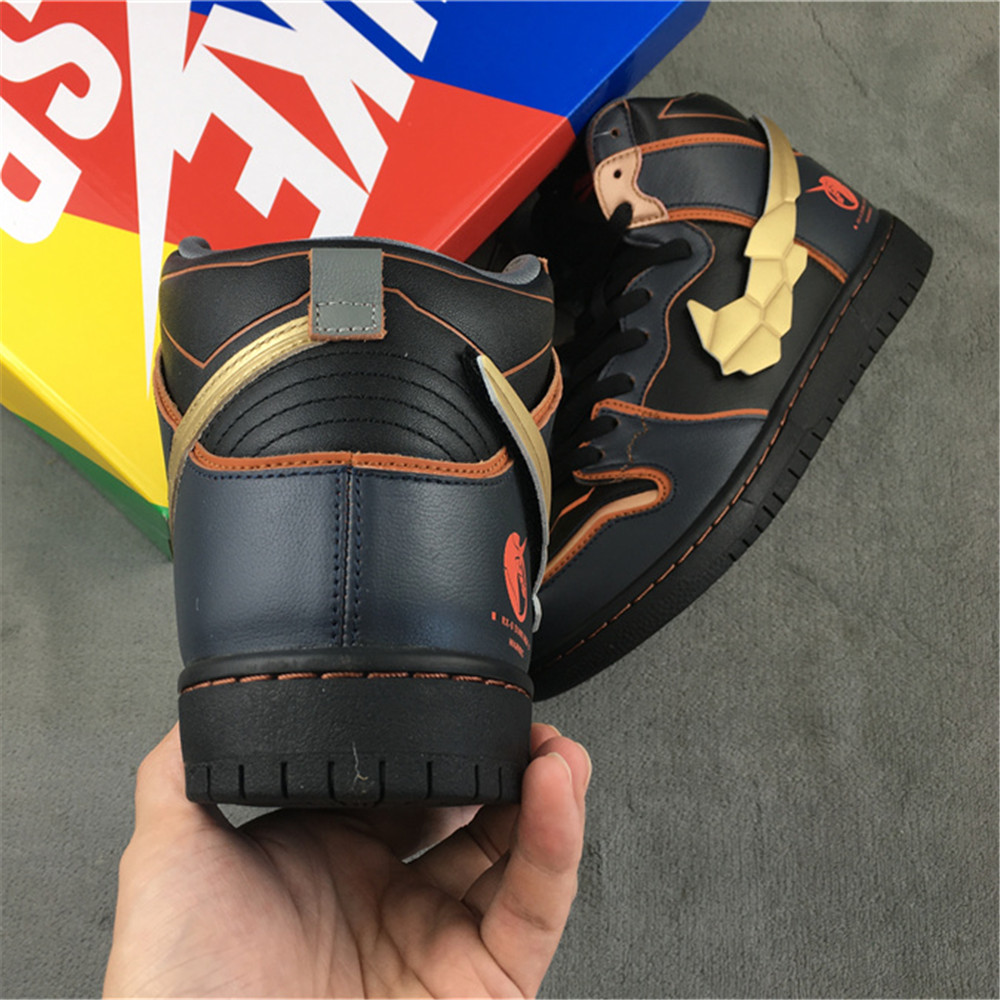 The Gundam X Nike SB Dunk High "Banshee" Sneaker - 