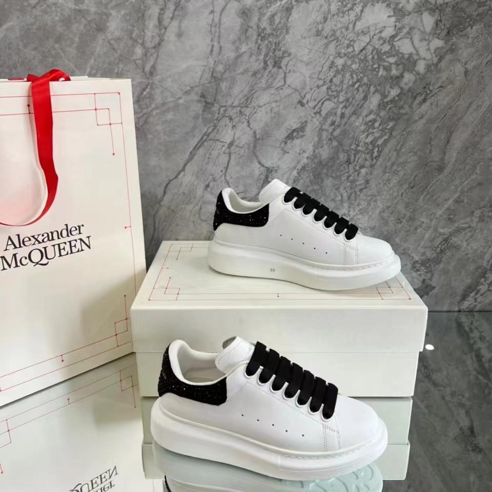 Alexander Mqueen Low-Top Air Platform Leather Sneakers    - 