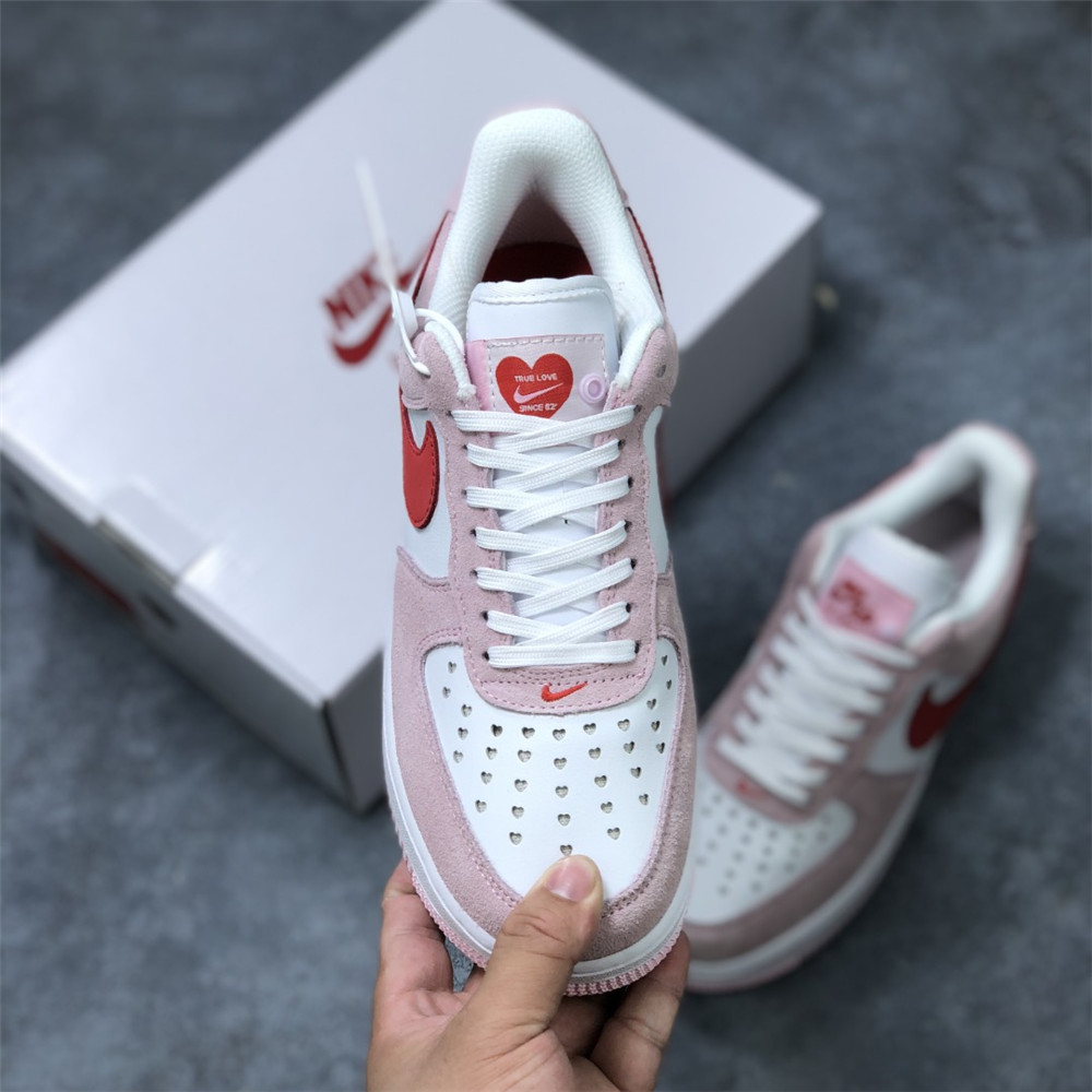 Nike Air Force Pink Valentine Sneaker - 