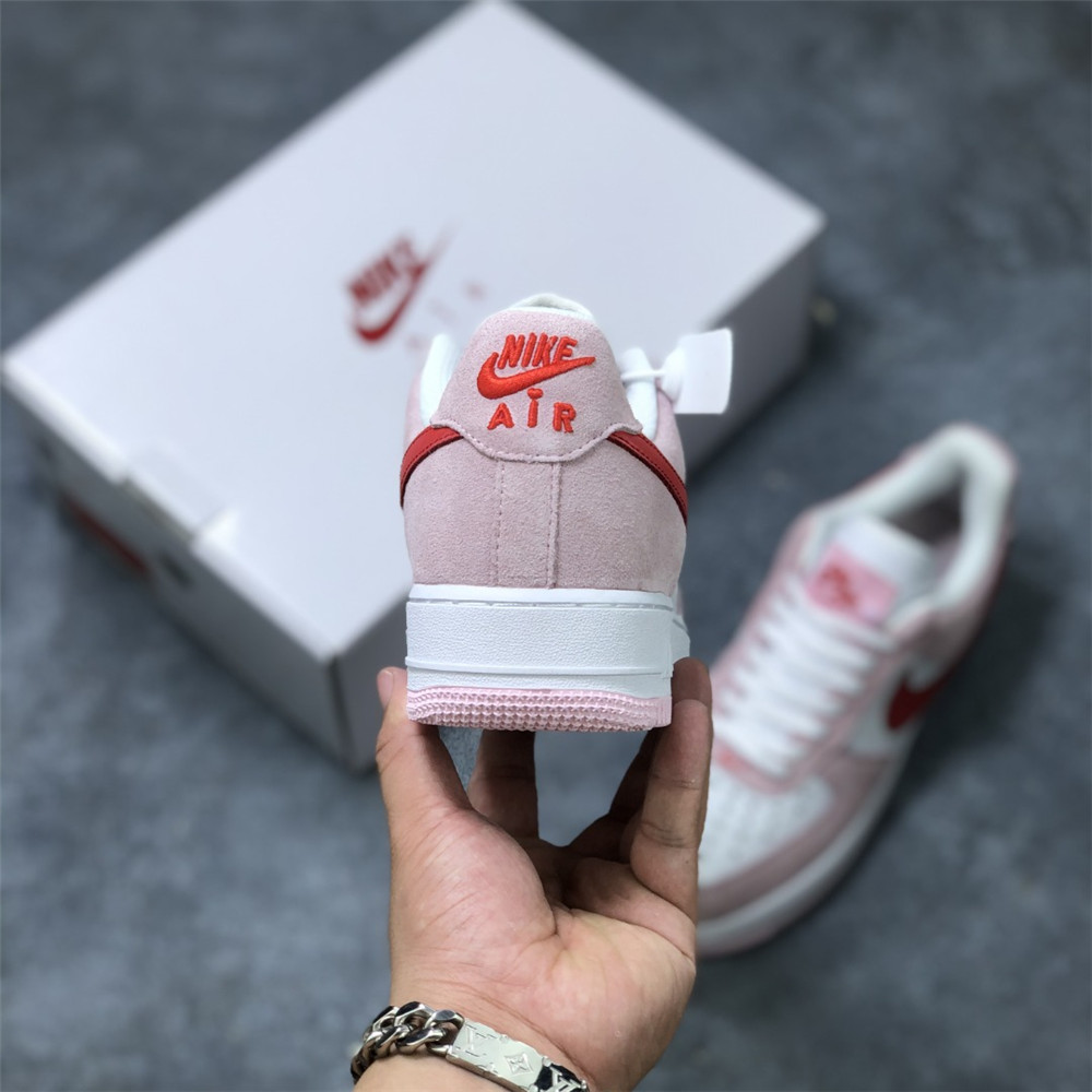 Nike Air Force Pink Valentine Sneaker - 