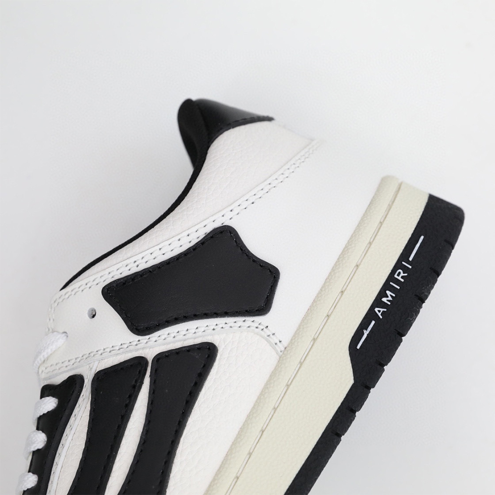 Amiri Skel-Top Low Sneaker White/Black - 