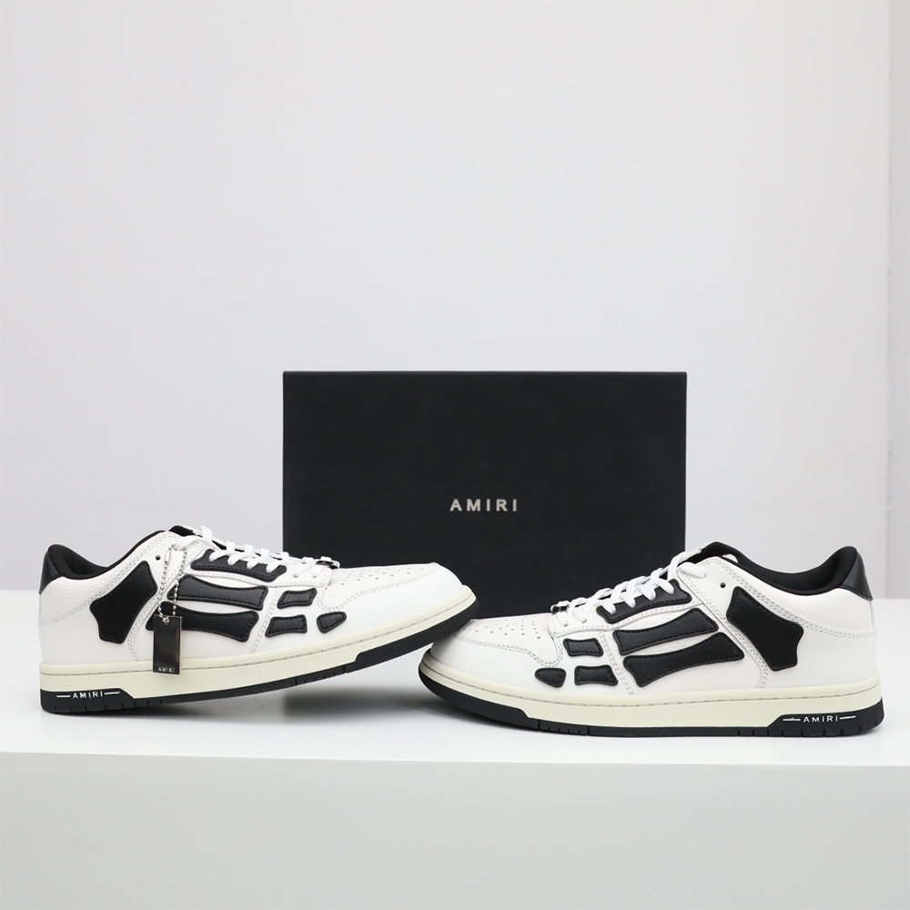 Amiri Skel-Top Low Sneaker White/Black - 