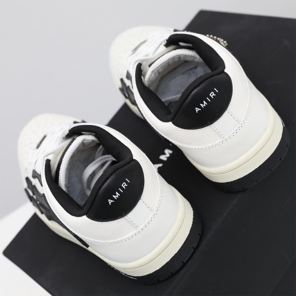Amiri Skel-Top Low Sneaker White/Black - 