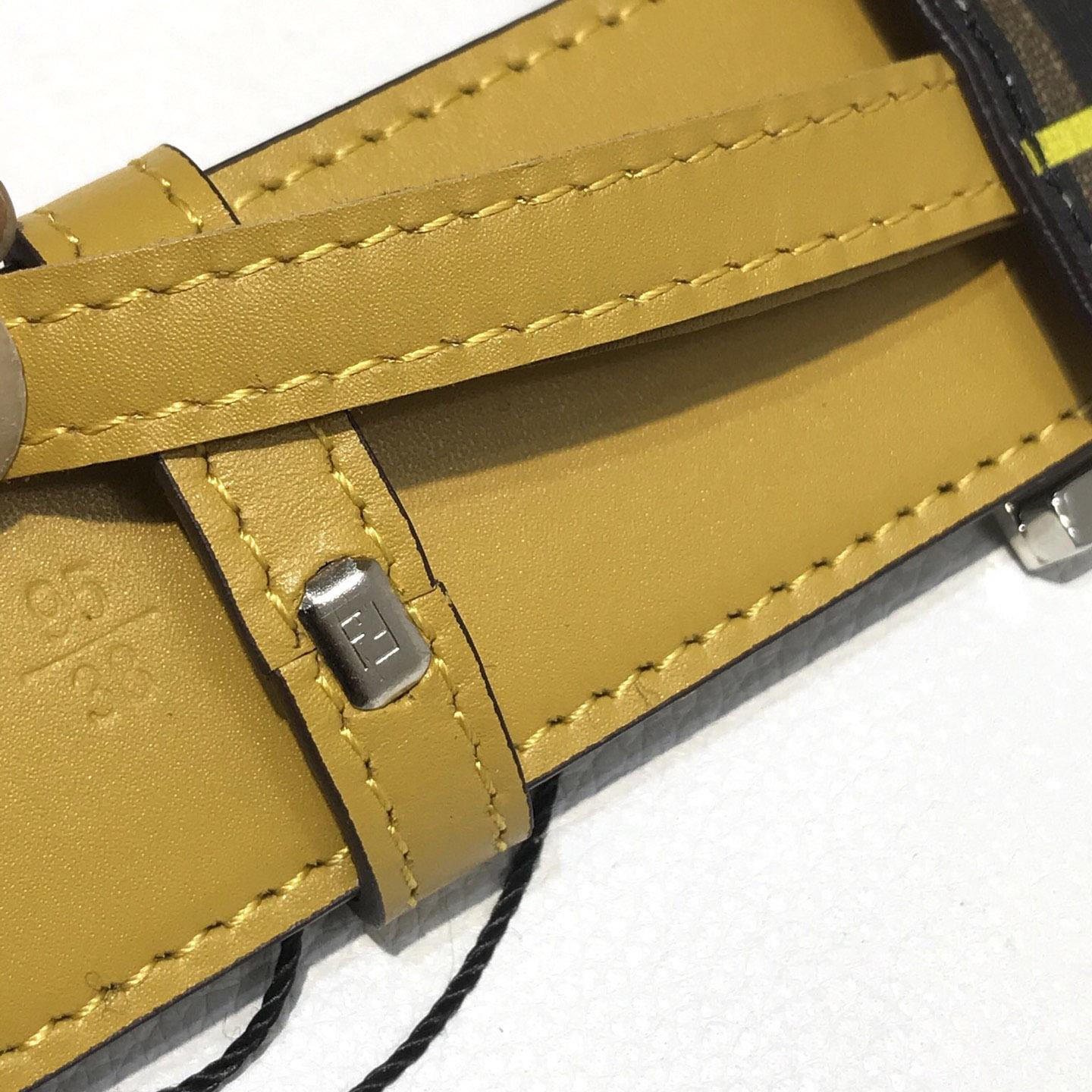 Fendi Reversible Leather Belt - 