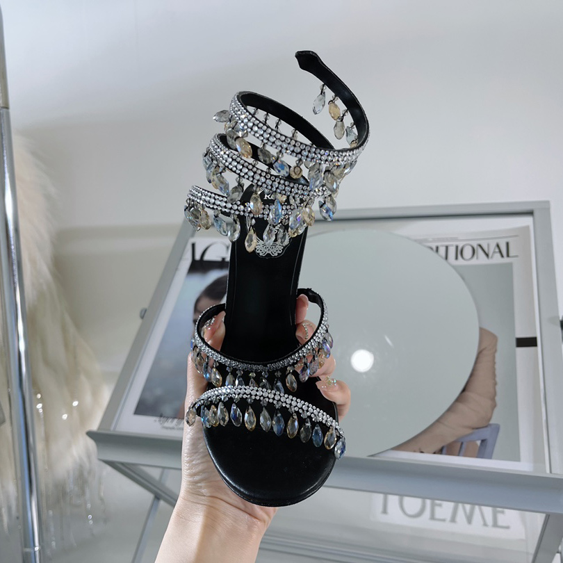 Rene Caovilla Stiletto Heel Sandals - 