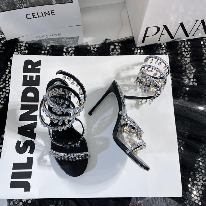 Rene Caovilla Stiletto Heel Sandals - 