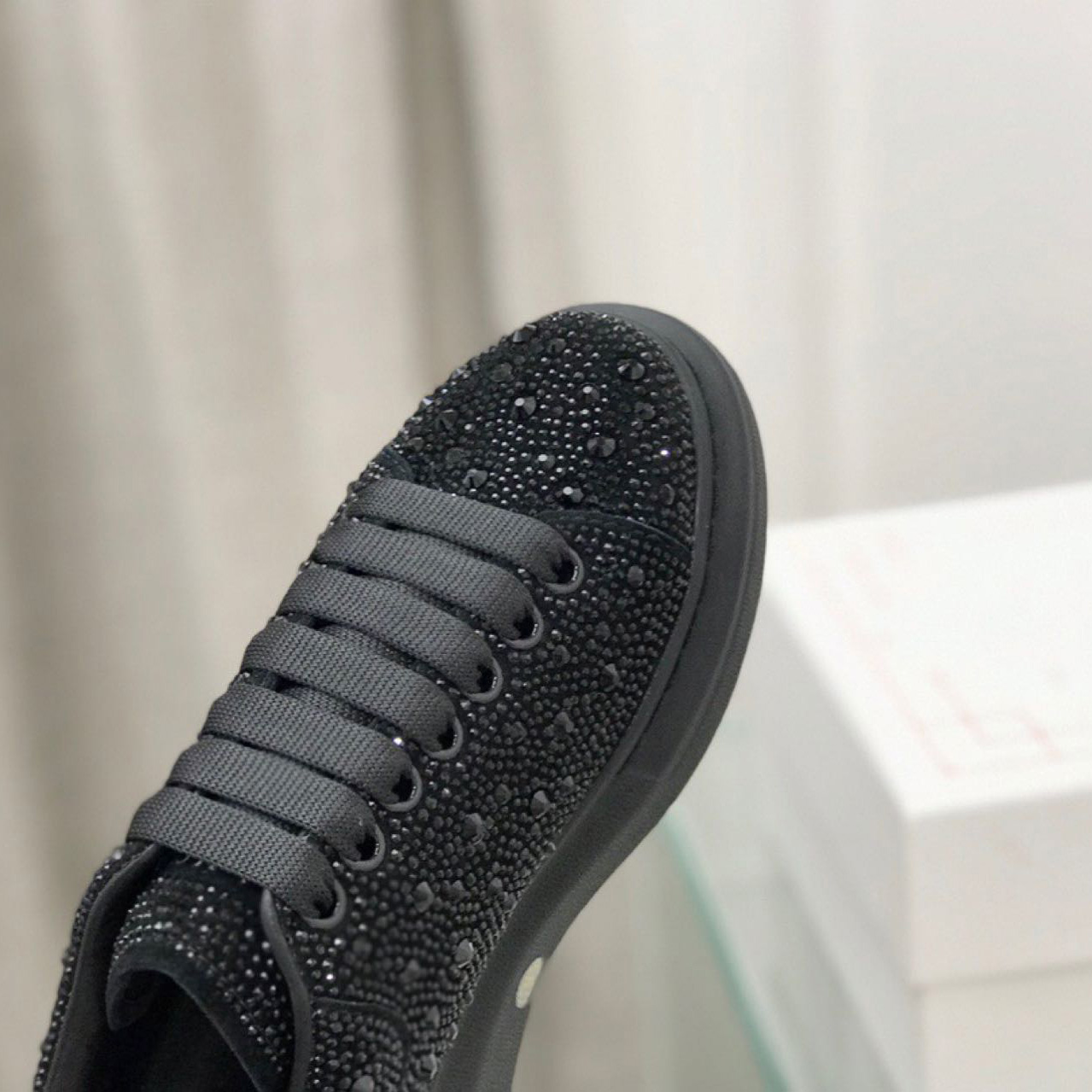 Alexander Mqueen Glitter Oversized Sneakers - 