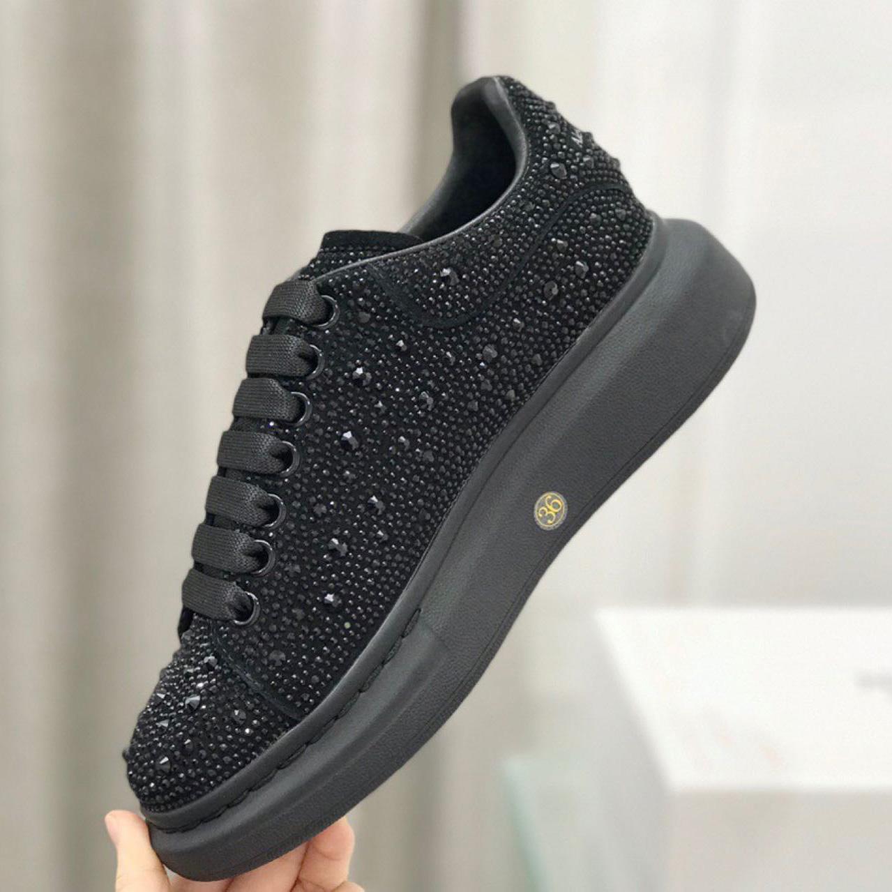 Alexander Mqueen Glitter Oversized Sneakers - 