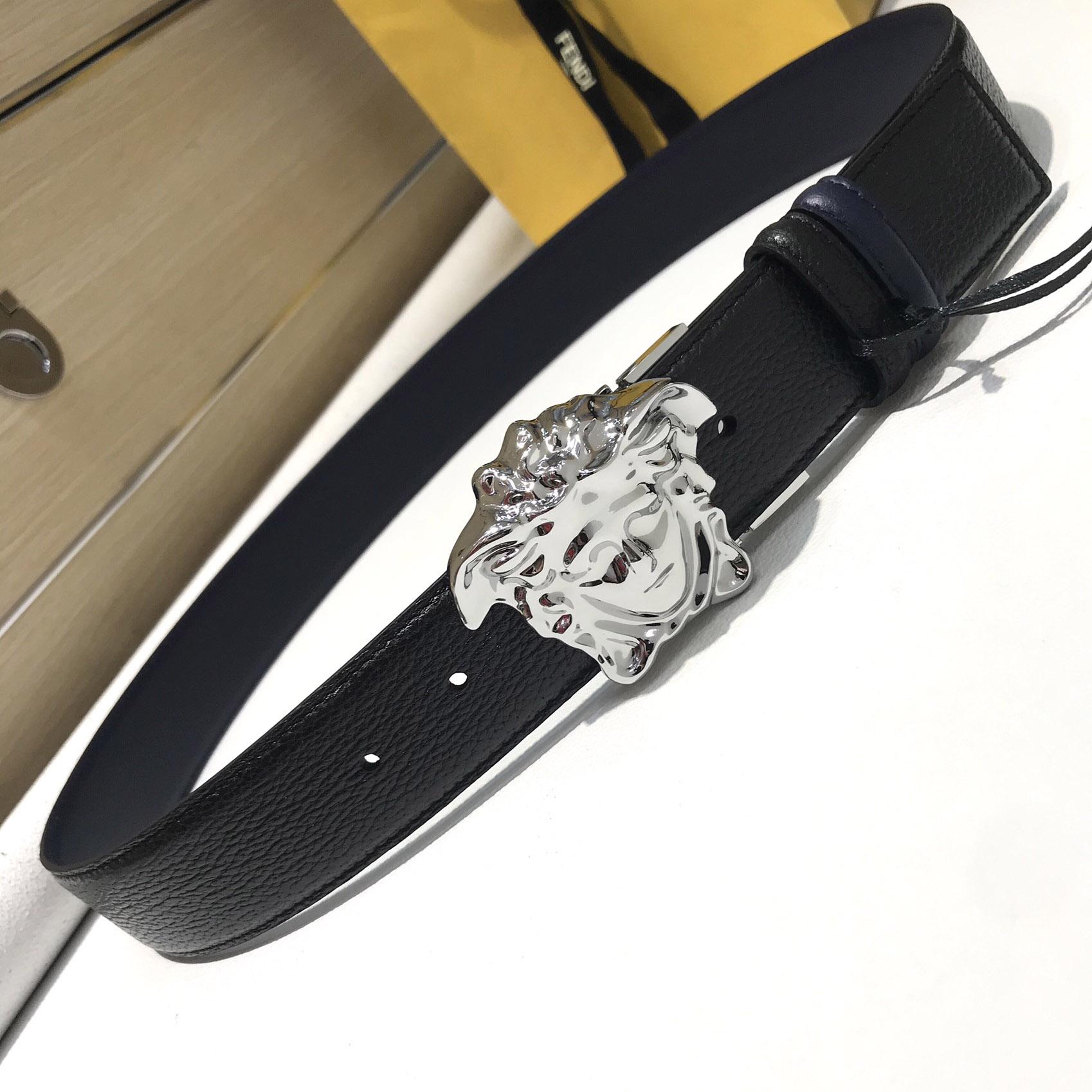 Versace Reversible Leather Belt  - 