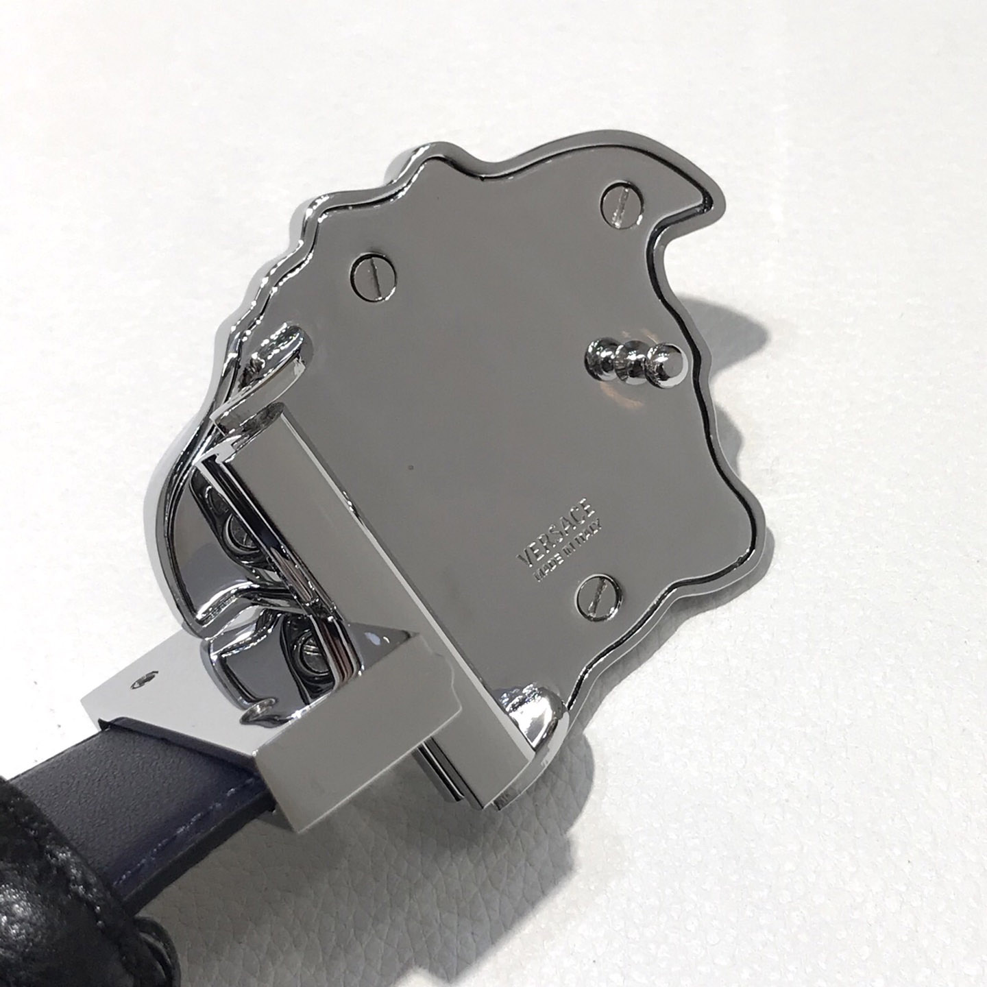 Versace Reversible Leather Belt  - 