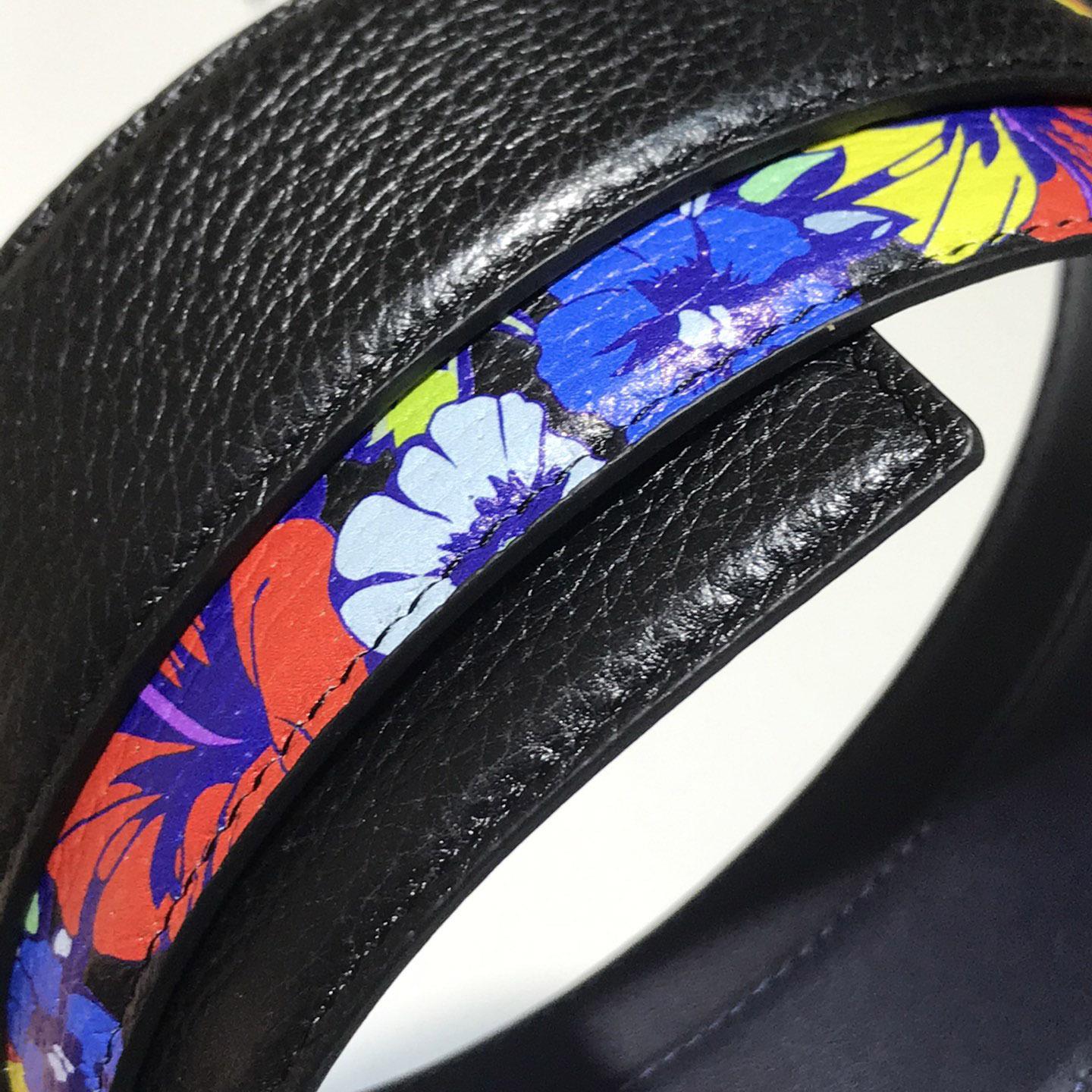 Versace Reversible Leather Belt  - 