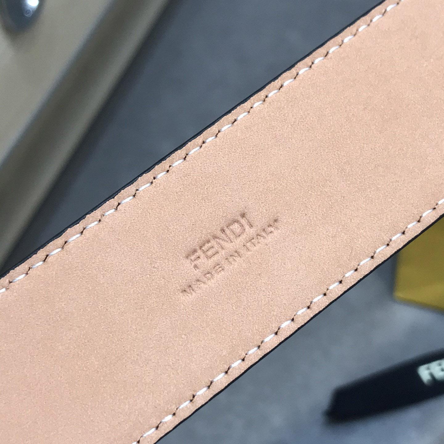 Fendi Black Leather Belt - 