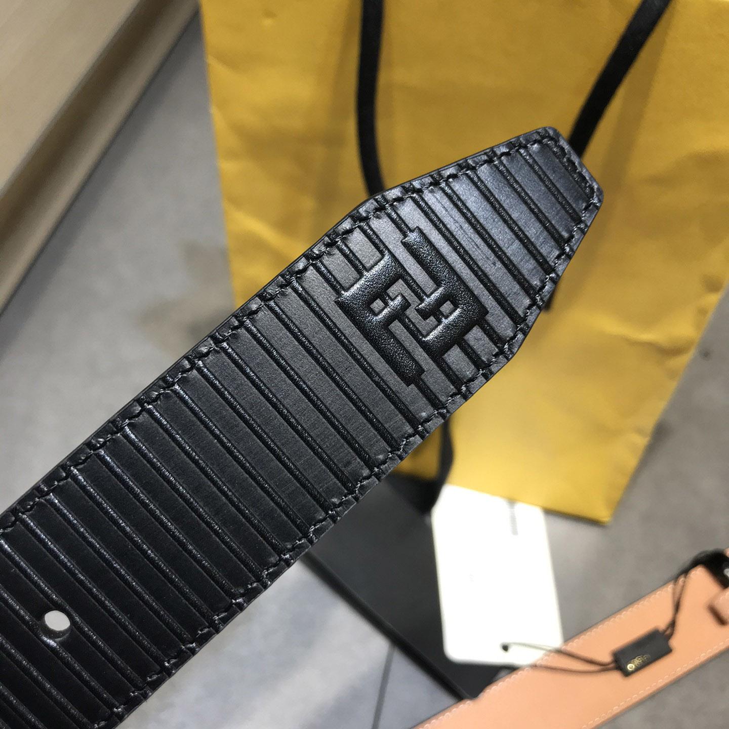 Fendi Black Leather Belt - 