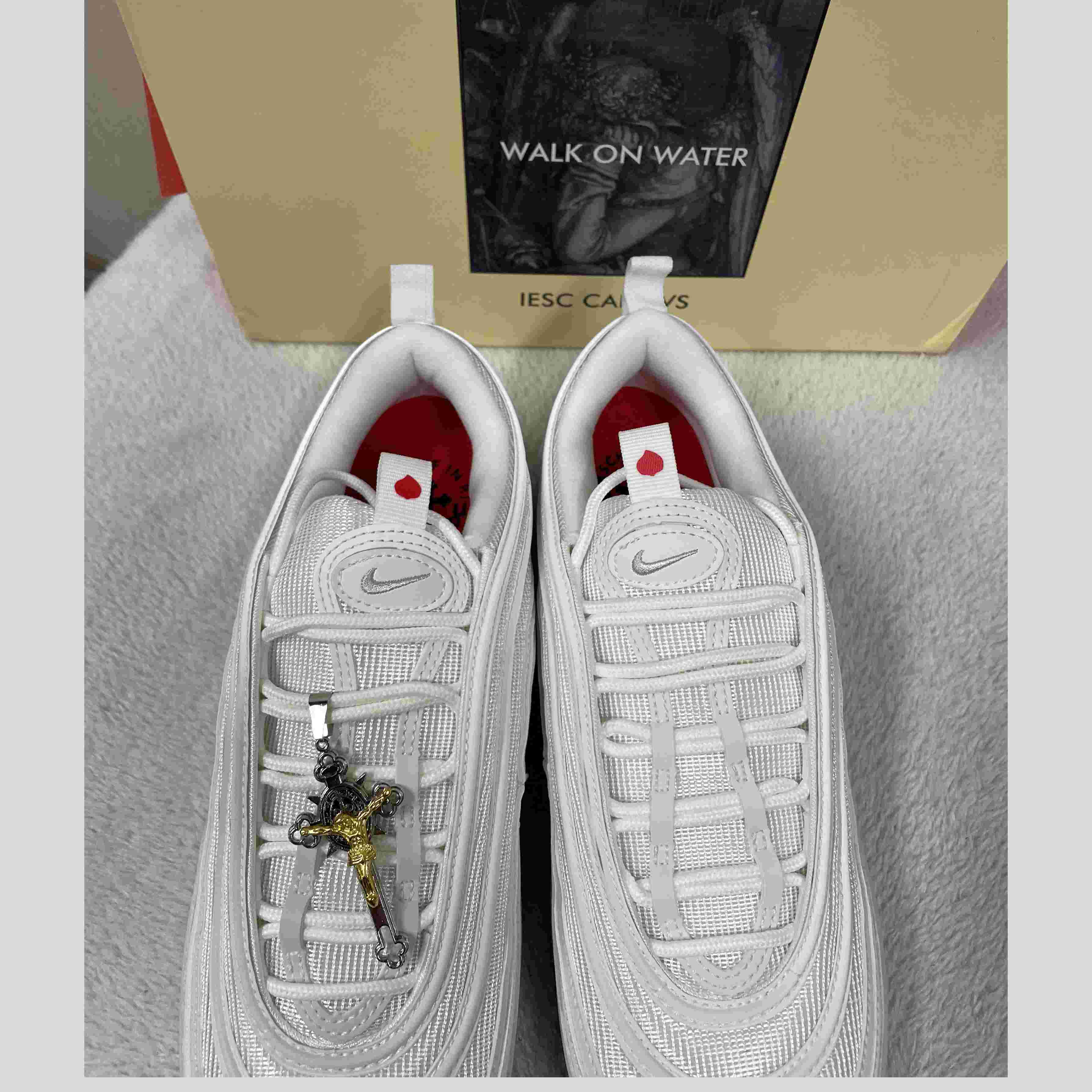 NK Air Max 97 MSCHF x INRI Jesus ShoesSneakers      921826-101 - DesignerGu