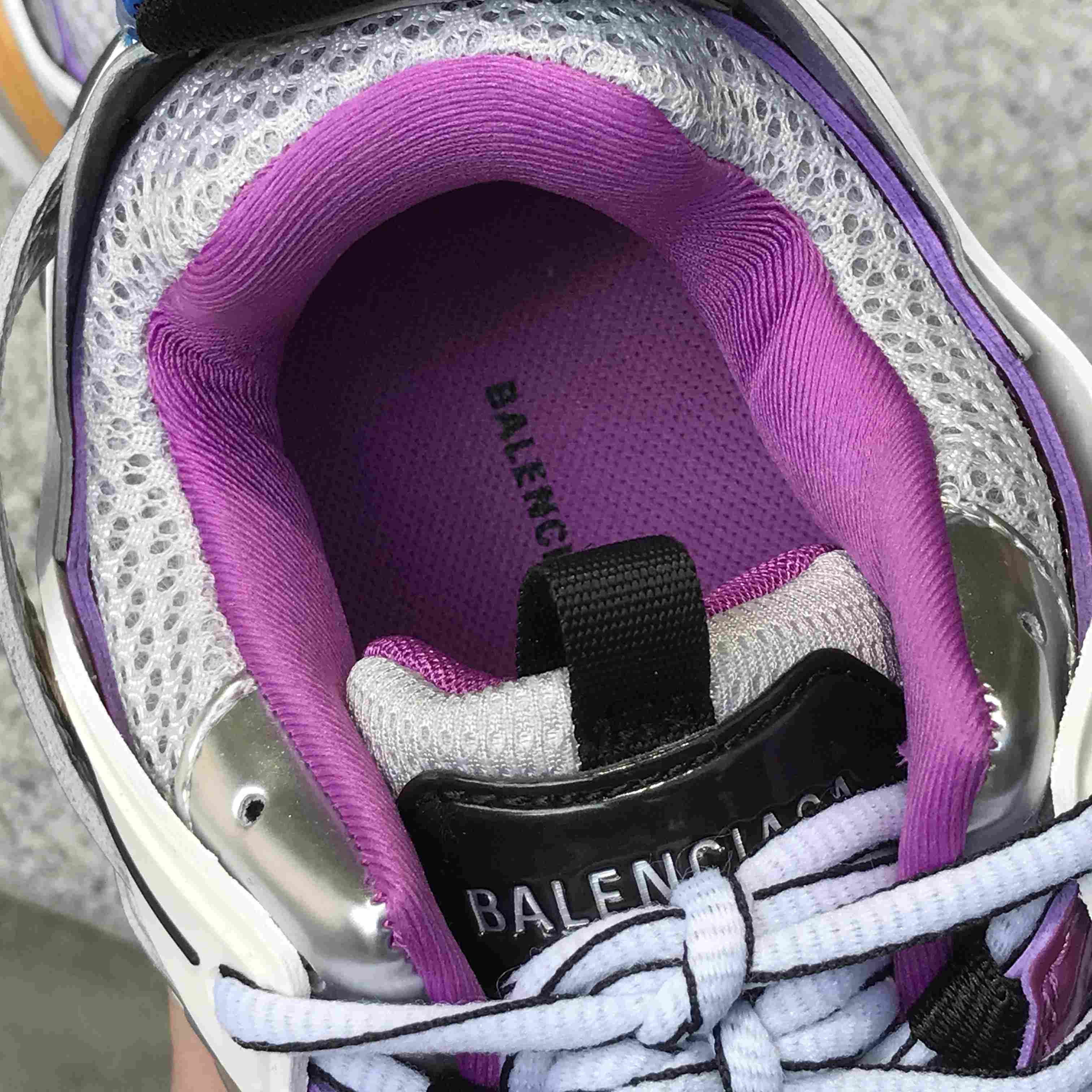 Balenciaga Track Sneaker In Silver - 