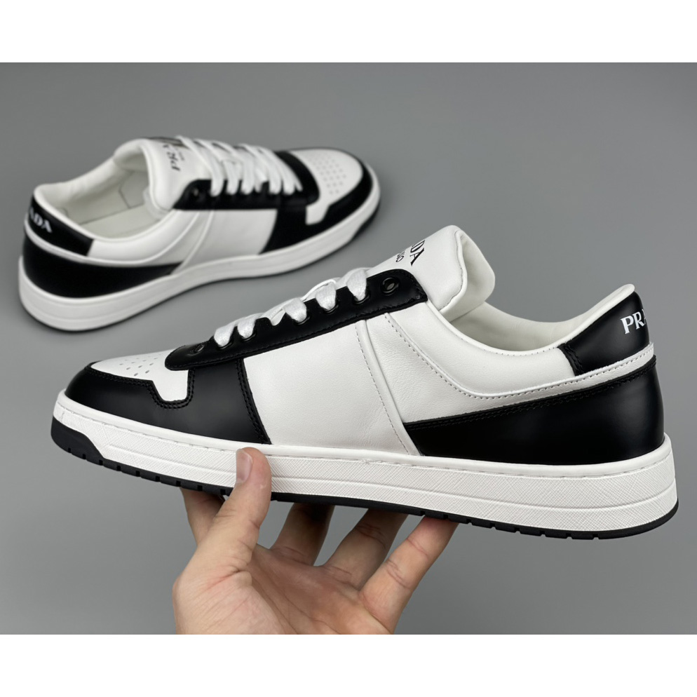 Prada Downtown Leather Sneakers - 