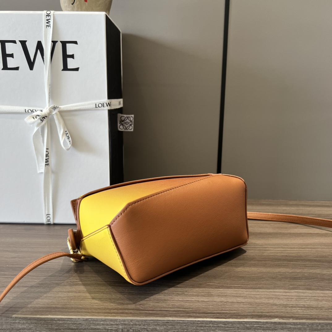 Loewe Mini Puzzle Edge Bag In degrade Nappa Calfskin - DesignerGu