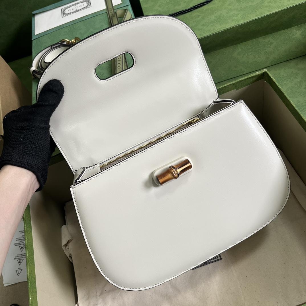 Gucci Bamboo 1947 Medium Bag(26-17-9cm) - 