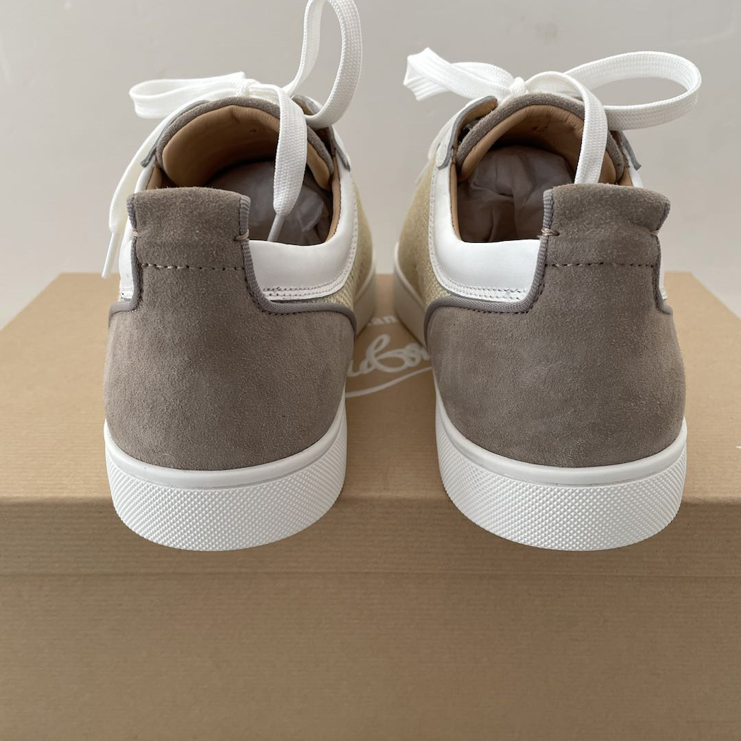 Christian Louboutin Rantulow Red Sole Leather Low-Top Sneakers  - 