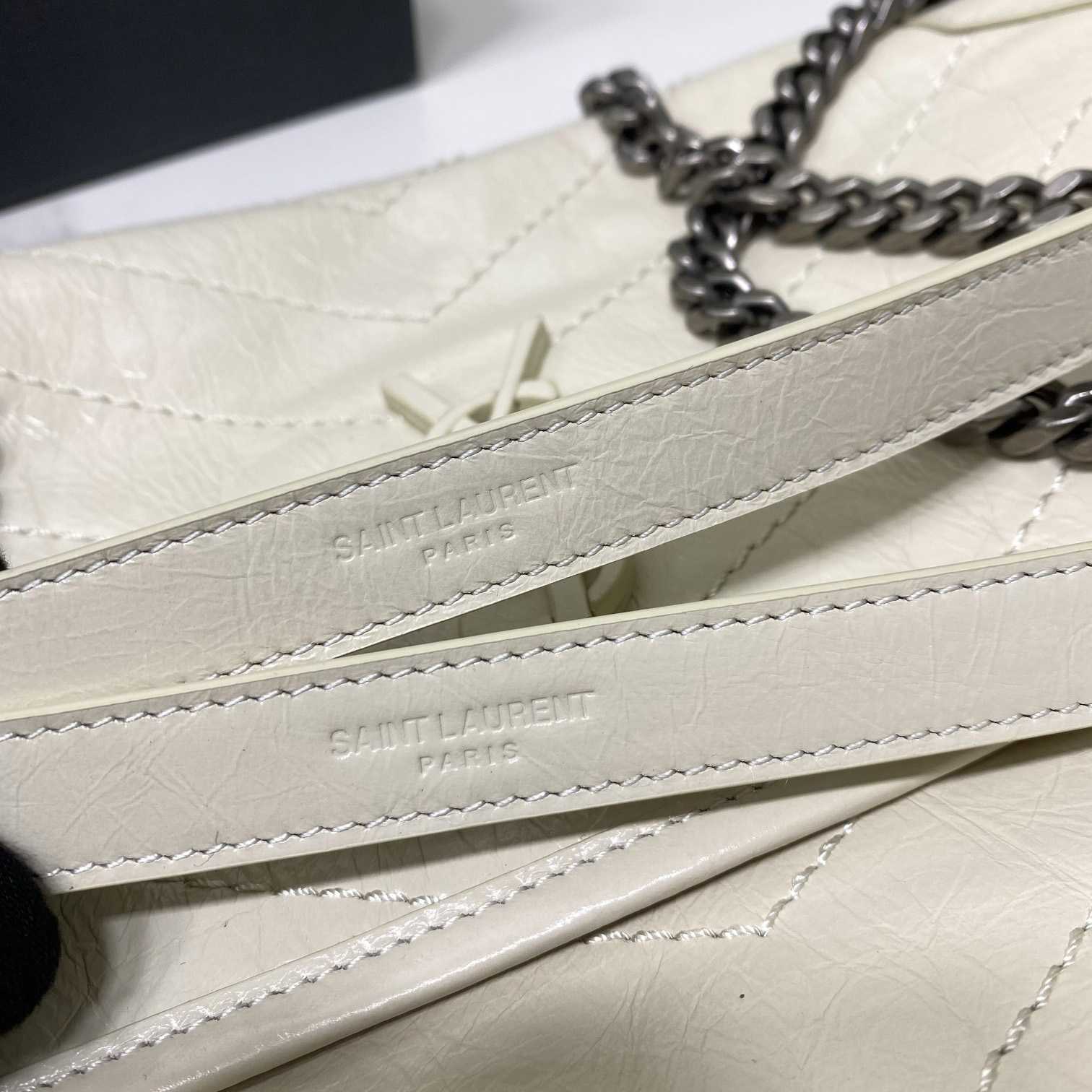 Saint Laurent Niki Medium Chain Bag In Crinkled Vintage Leather  - DesignerGu