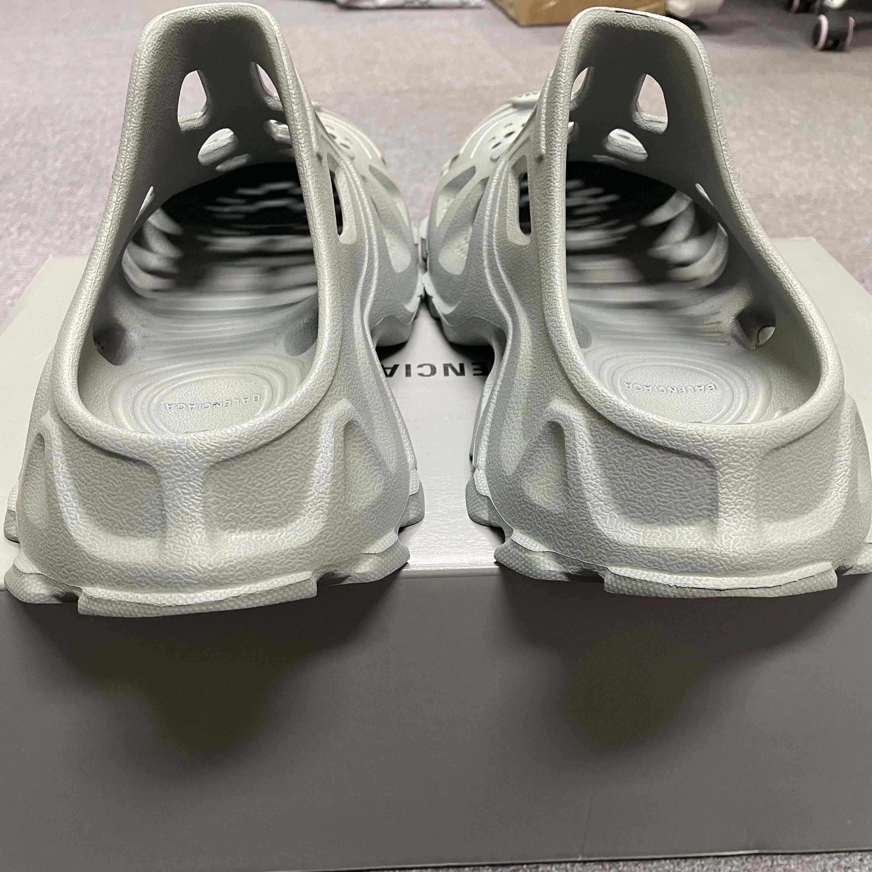 Balenciaga HD Mule In Grey  - DesignerGu