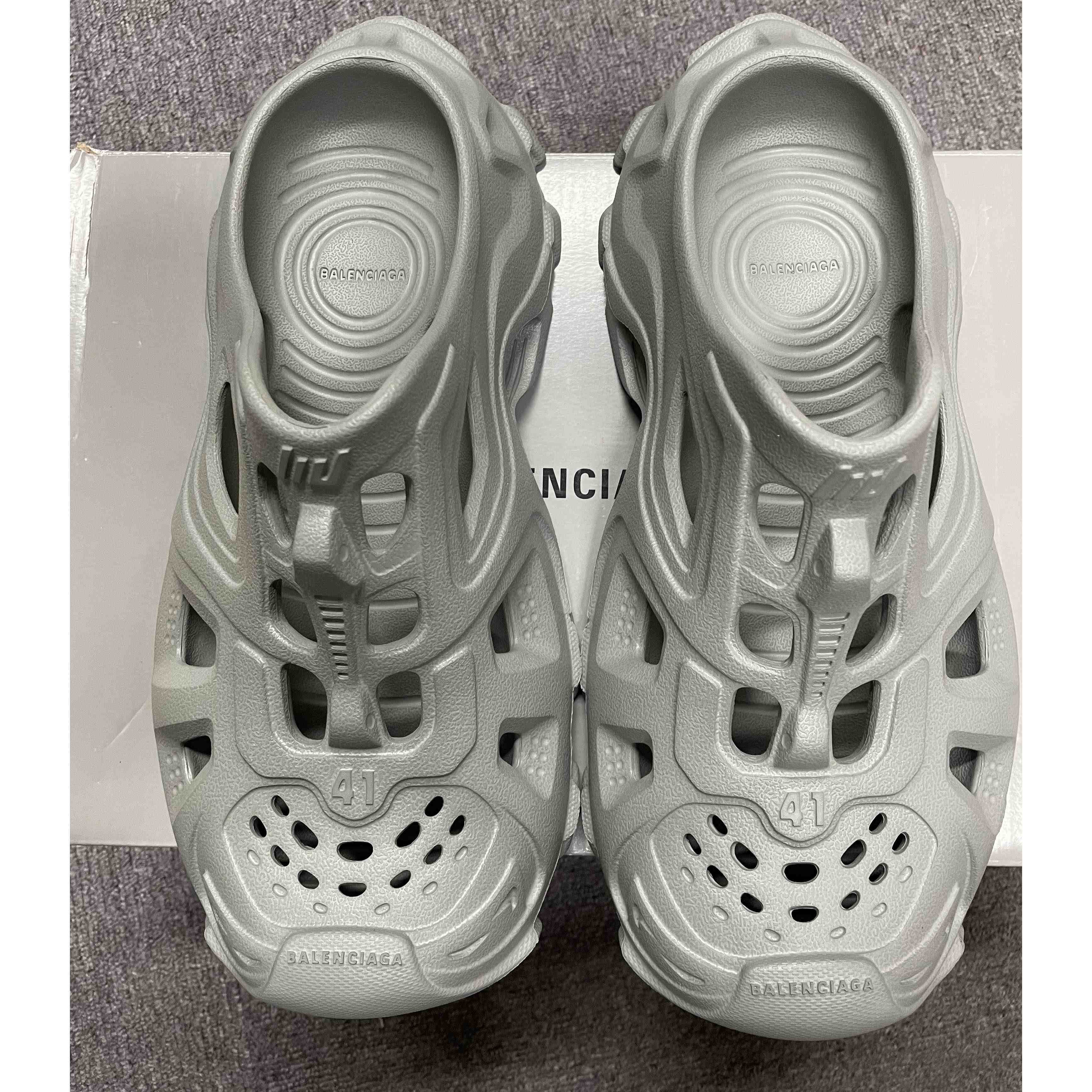 Balenciaga HD Mule In Grey  - DesignerGu