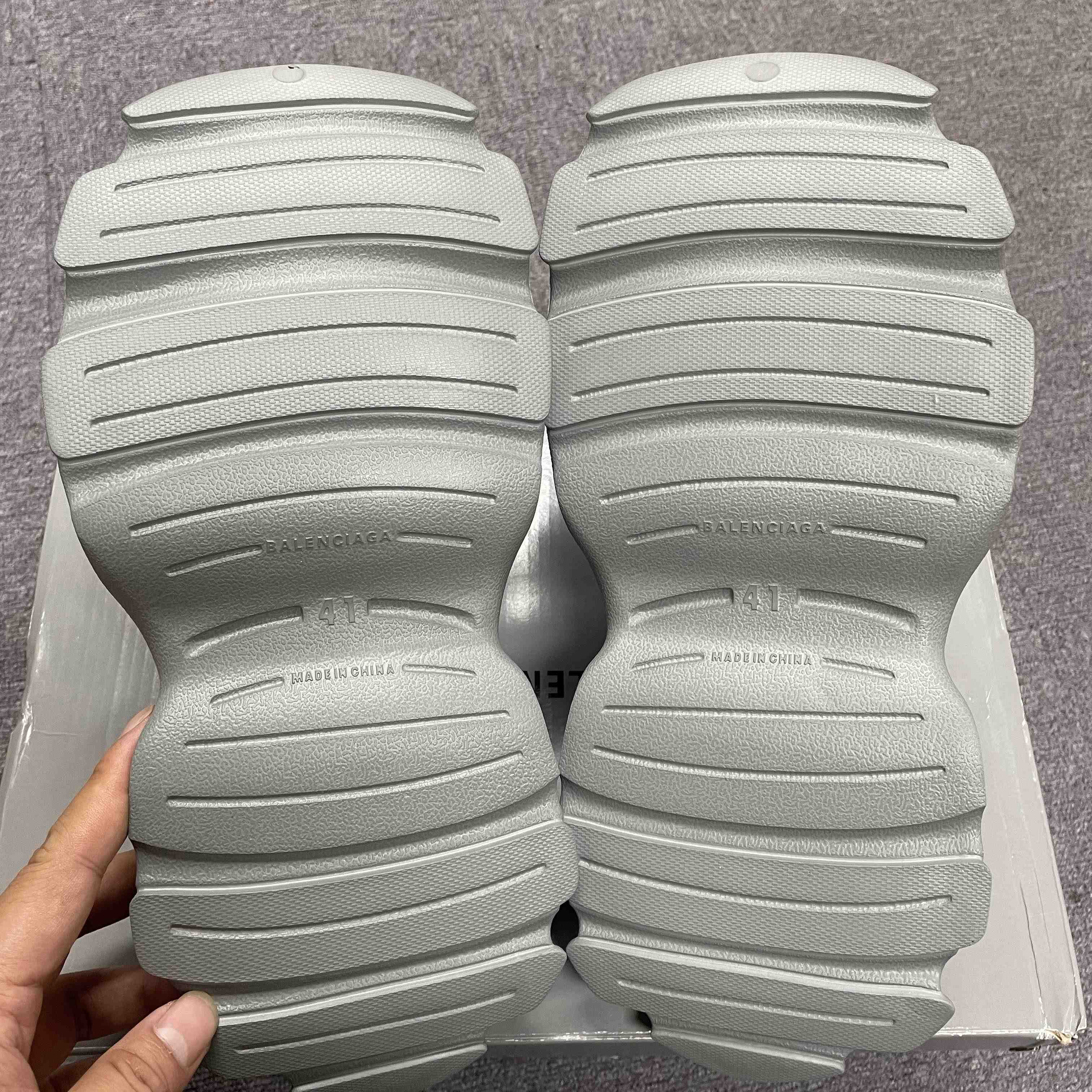 Balenciaga HD Mule In Grey  - DesignerGu