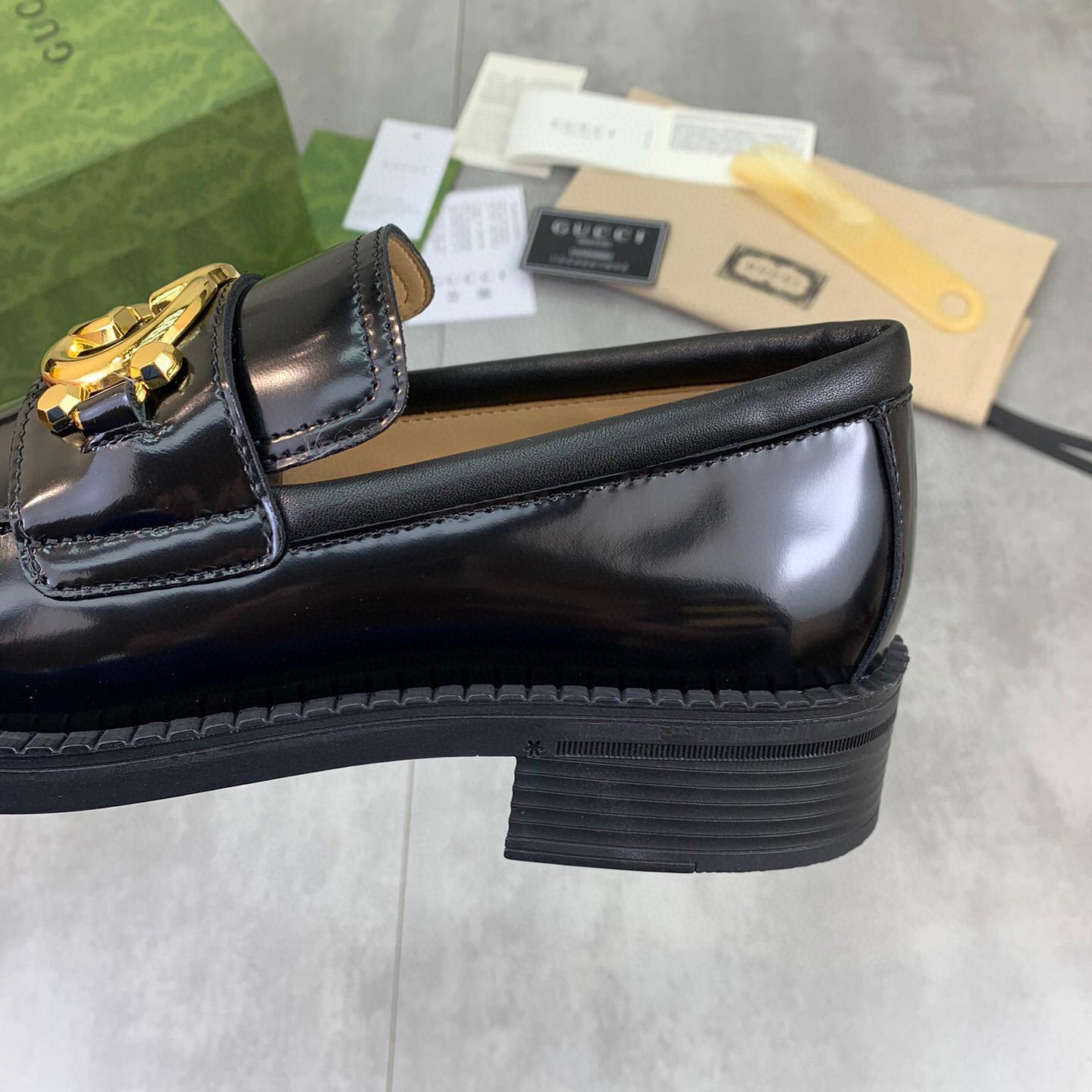 Gucci GG Leather Loafers(Upon Uk Size) - 