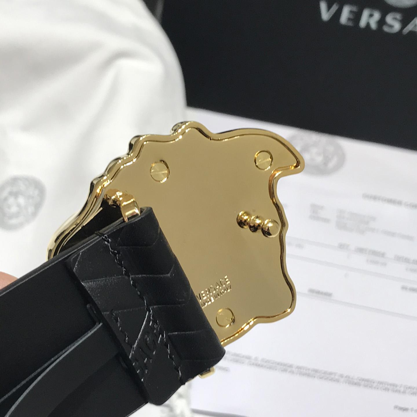 Versace Medusa Leathre Belt 38mm - 