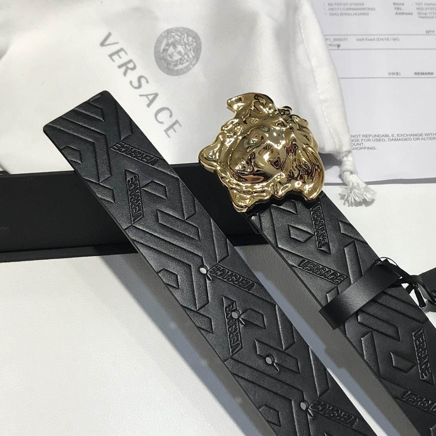 Versace Medusa Leathre Belt 38mm - 