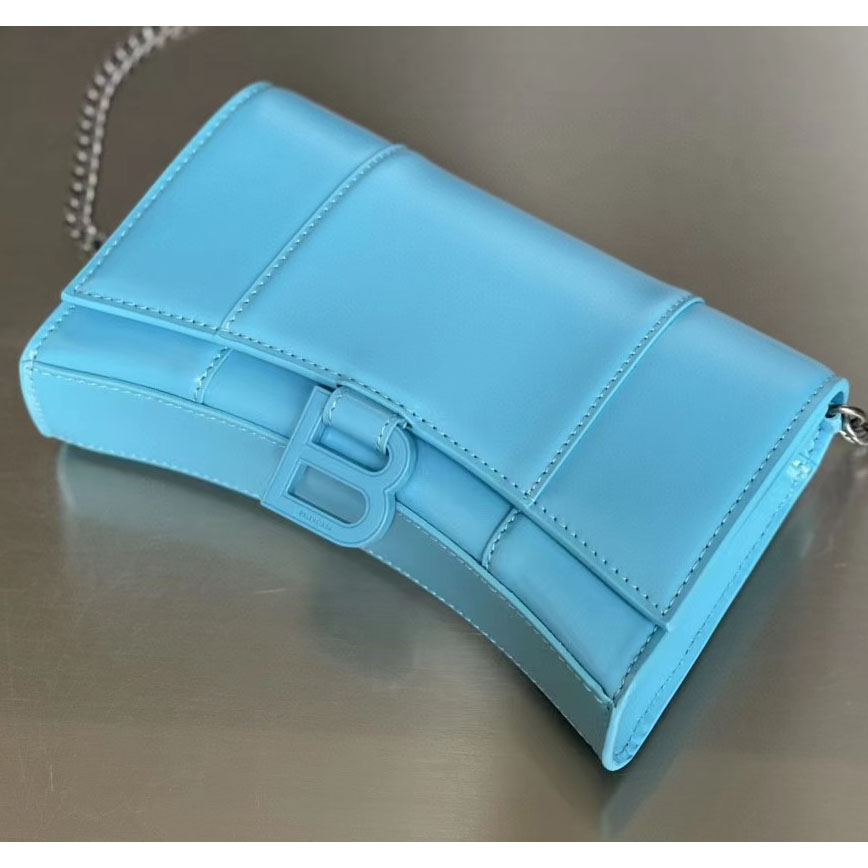 Balenciaga XS Hourglass Wallet Shoulder Bag  (19.3-11.9-4.8cm) - DesignerGu